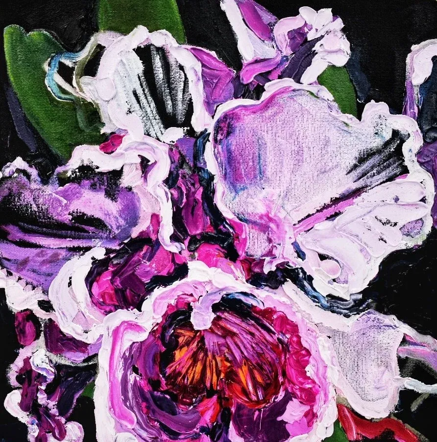 Pink Orchid by Lee-Ann Ormandy-Becker